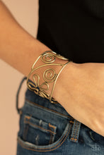 Load image into Gallery viewer, Groovy Sensations - Brass - VJ Bedazzled Jewelry
