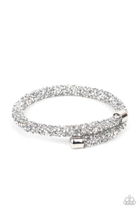 Roll Out The Glitz - Silver - VJ Bedazzled Jewelry