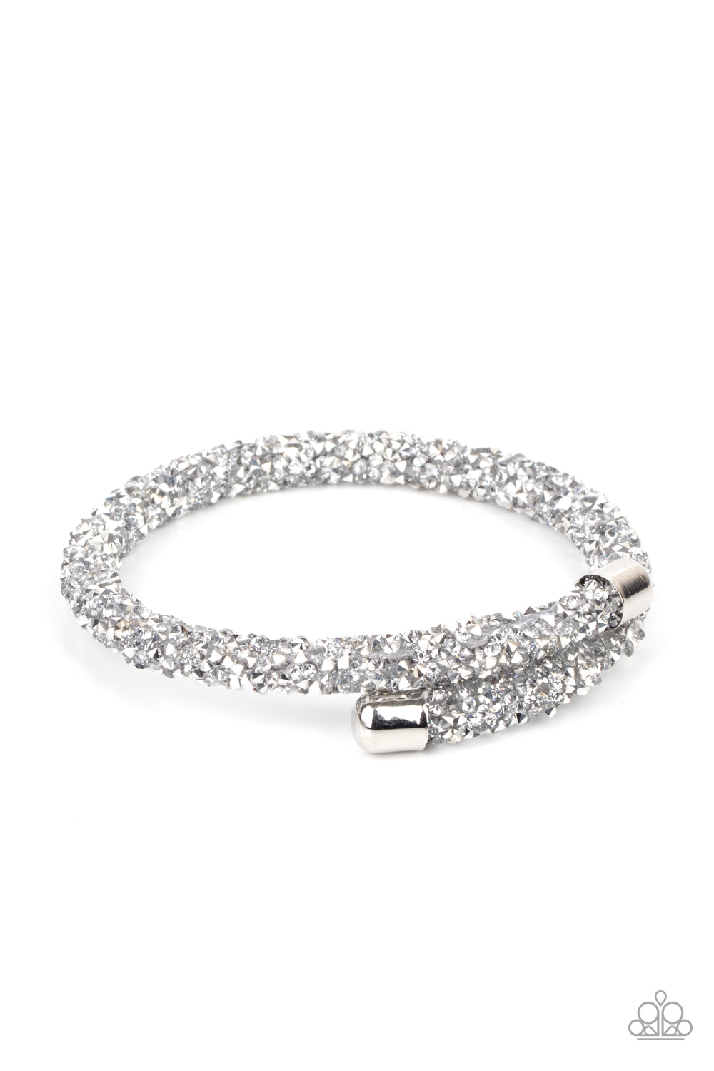 Roll Out The Glitz - Silver - VJ Bedazzled Jewelry
