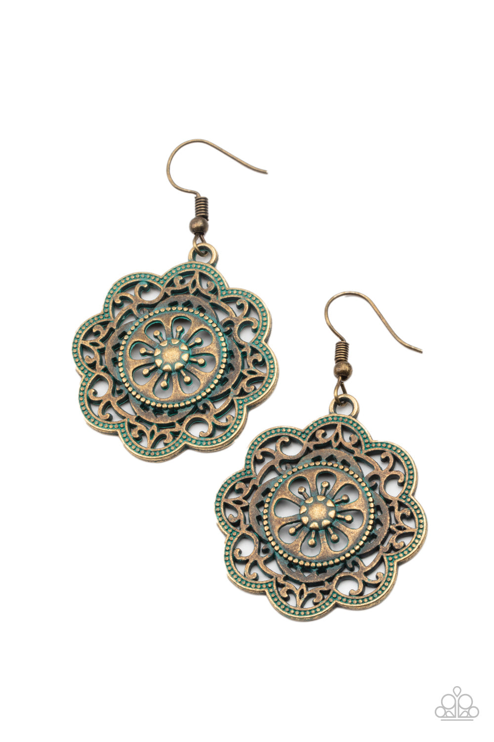 Western Mandalas - Brass - VJ Bedazzled Jewelry