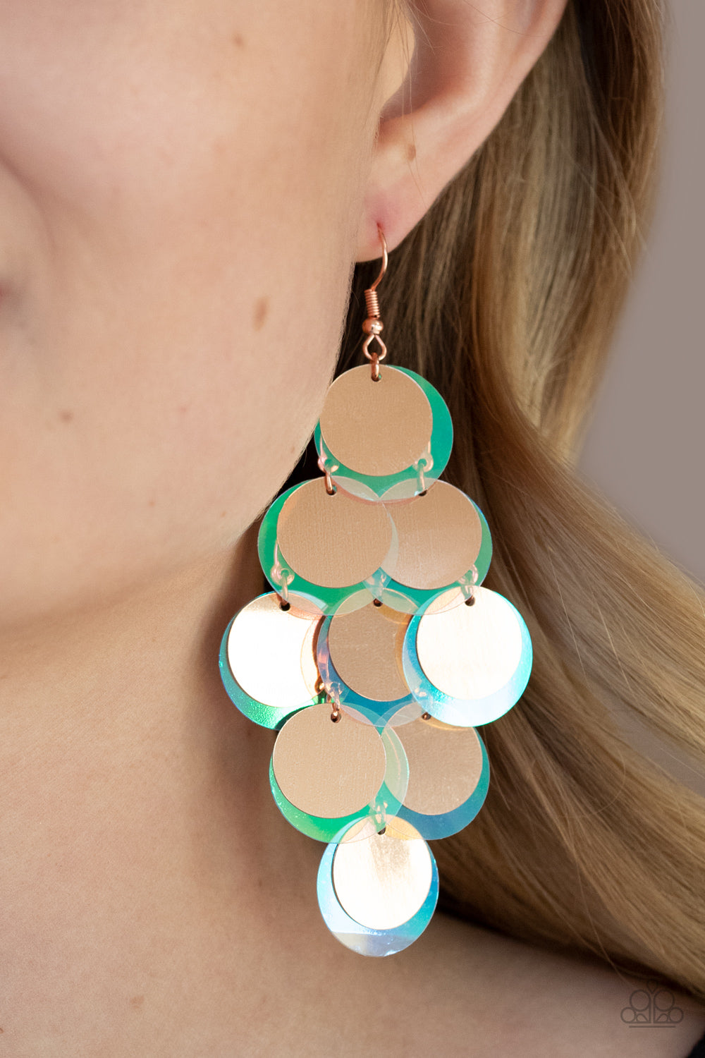 Sequin Seeker - Copper - VJ Bedazzled Jewelry