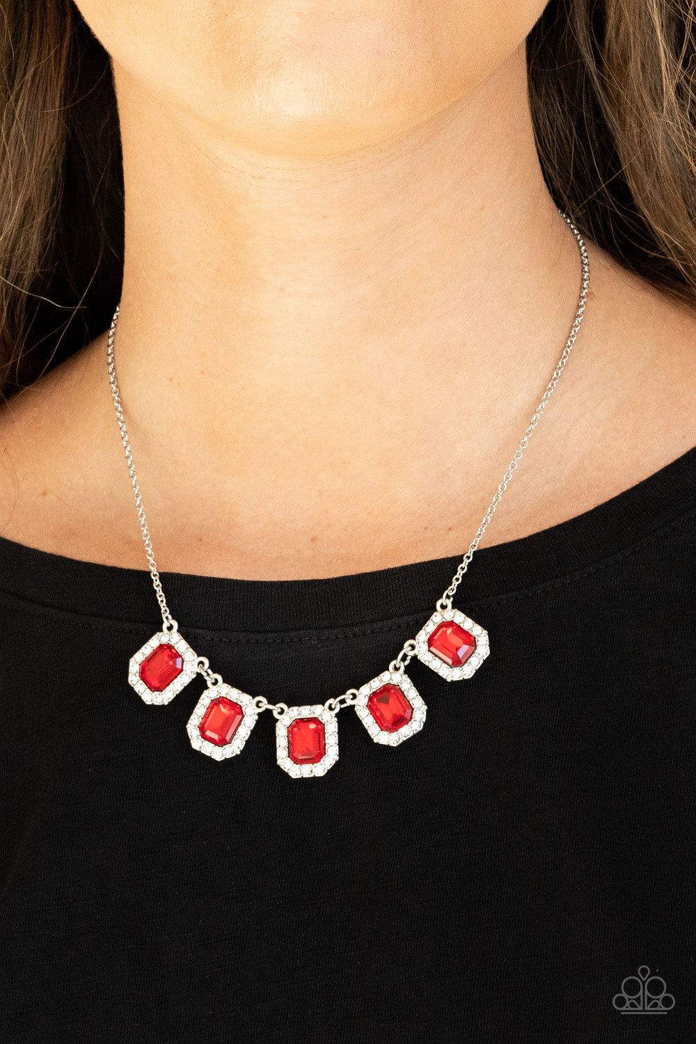 Next Level Luster - Red - VJ Bedazzled Jewelry