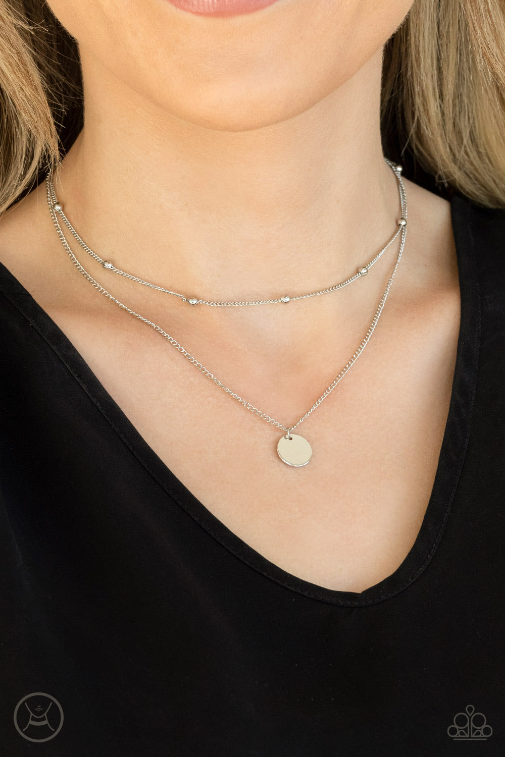 Modestly Minimalist - Silver - VJ Bedazzled Jewelry