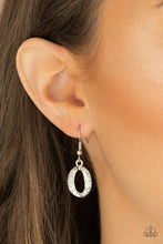Load image into Gallery viewer, OVAL The Limit - Silver Paparazzi Accessories - VJ Bedazzled Jewelry
