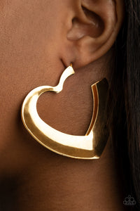 Heart-Racing Radiance - Gold - VJ Bedazzled Jewelry