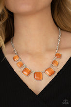 Load image into Gallery viewer, Aura Allure - Orange-Paparazzi Accessories - VJ Bedazzled Jewelry
