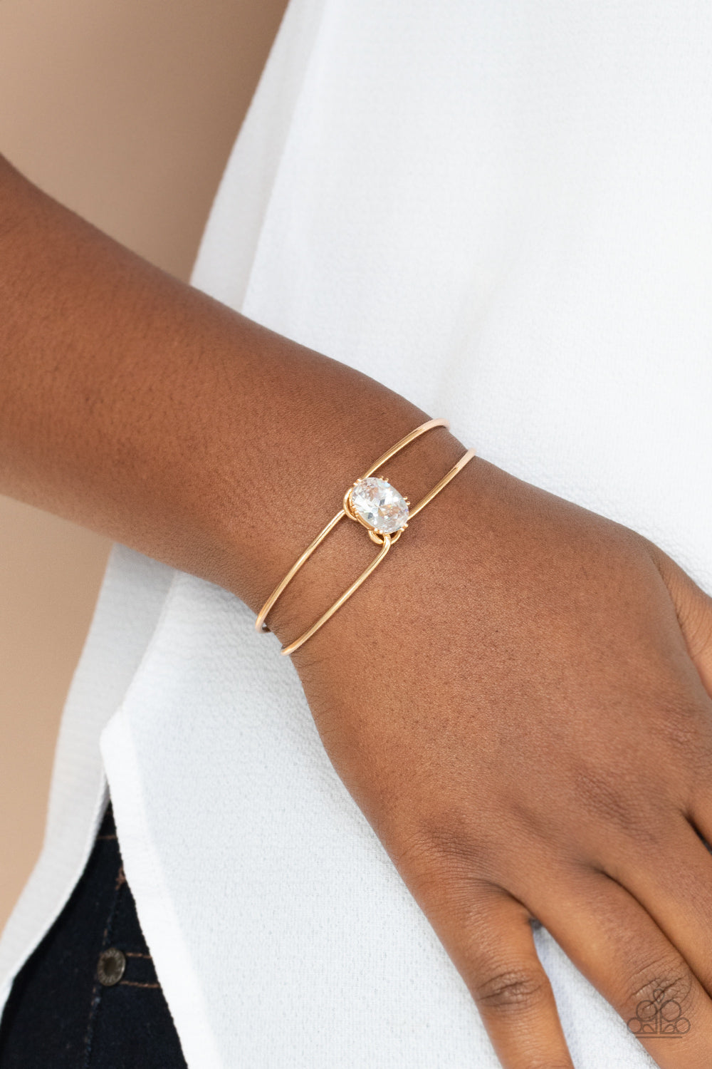 GLOW No Mercy - Gold - VJ Bedazzled Jewelry