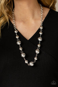 Commanding Composure - Silver - VJ Bedazzled Jewelry