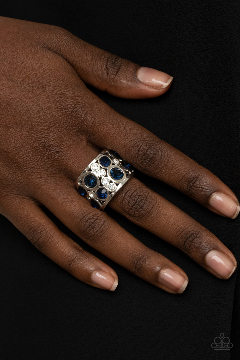 High Roller Royale - Blue - VJ Bedazzled Jewelry