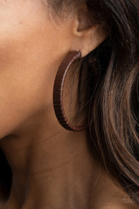 Leather-Clad Legend - Brown - VJ Bedazzled Jewelry