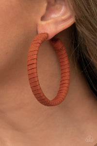 Suede Parade - Orange - VJ Bedazzled Jewelry