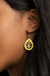 LEAF Yourself Wide Open - Yellow - VJ Bedazzled Jewelry