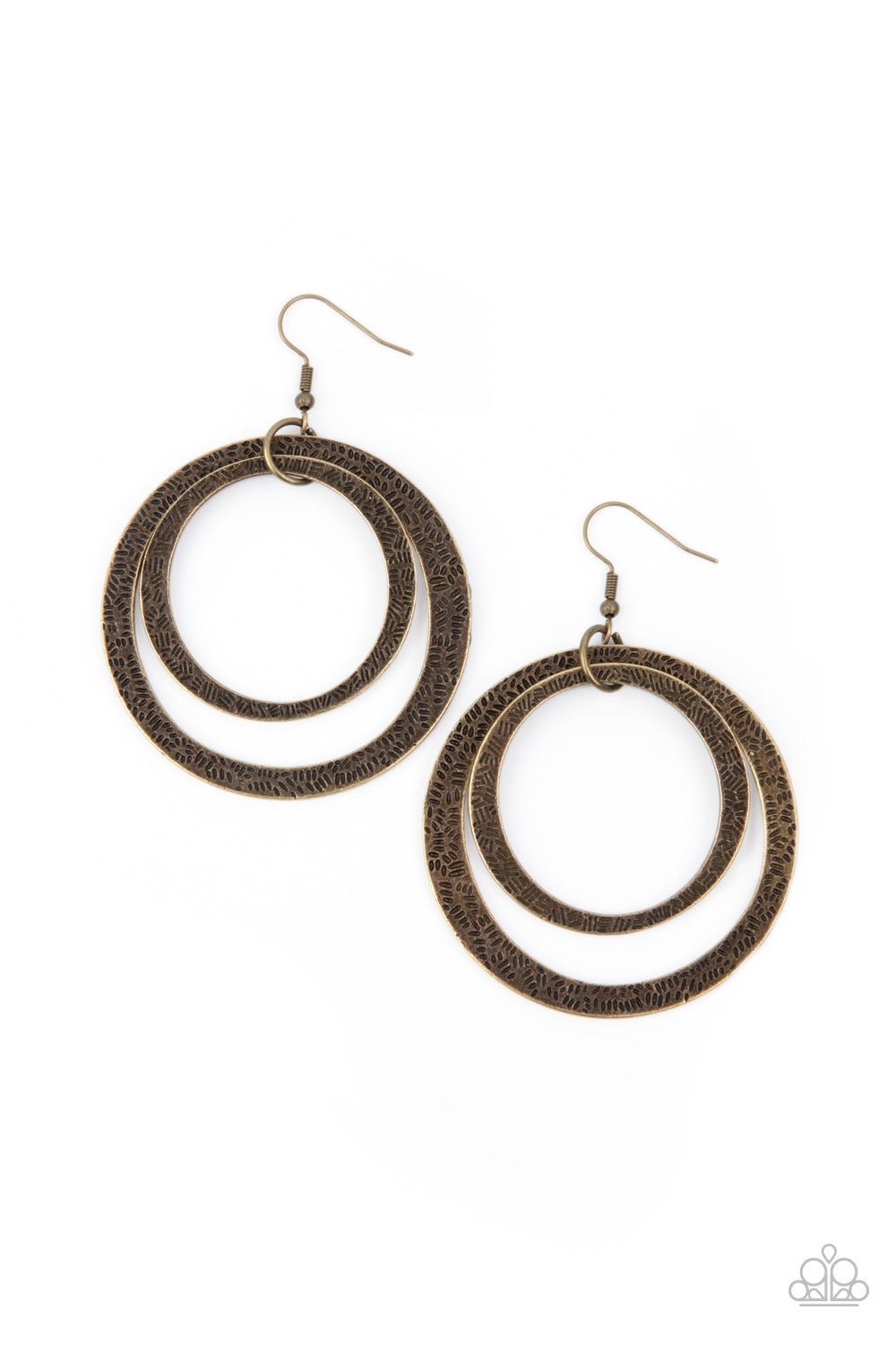 Rounded Out - Brass - VJ Bedazzled Jewelry