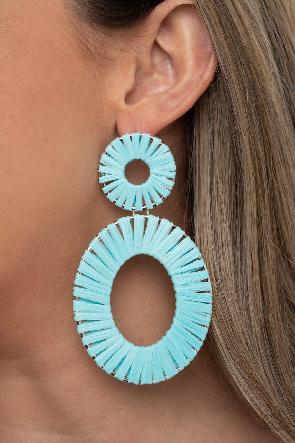 Foxy Flamenco - Blue - VJ Bedazzled Jewelry