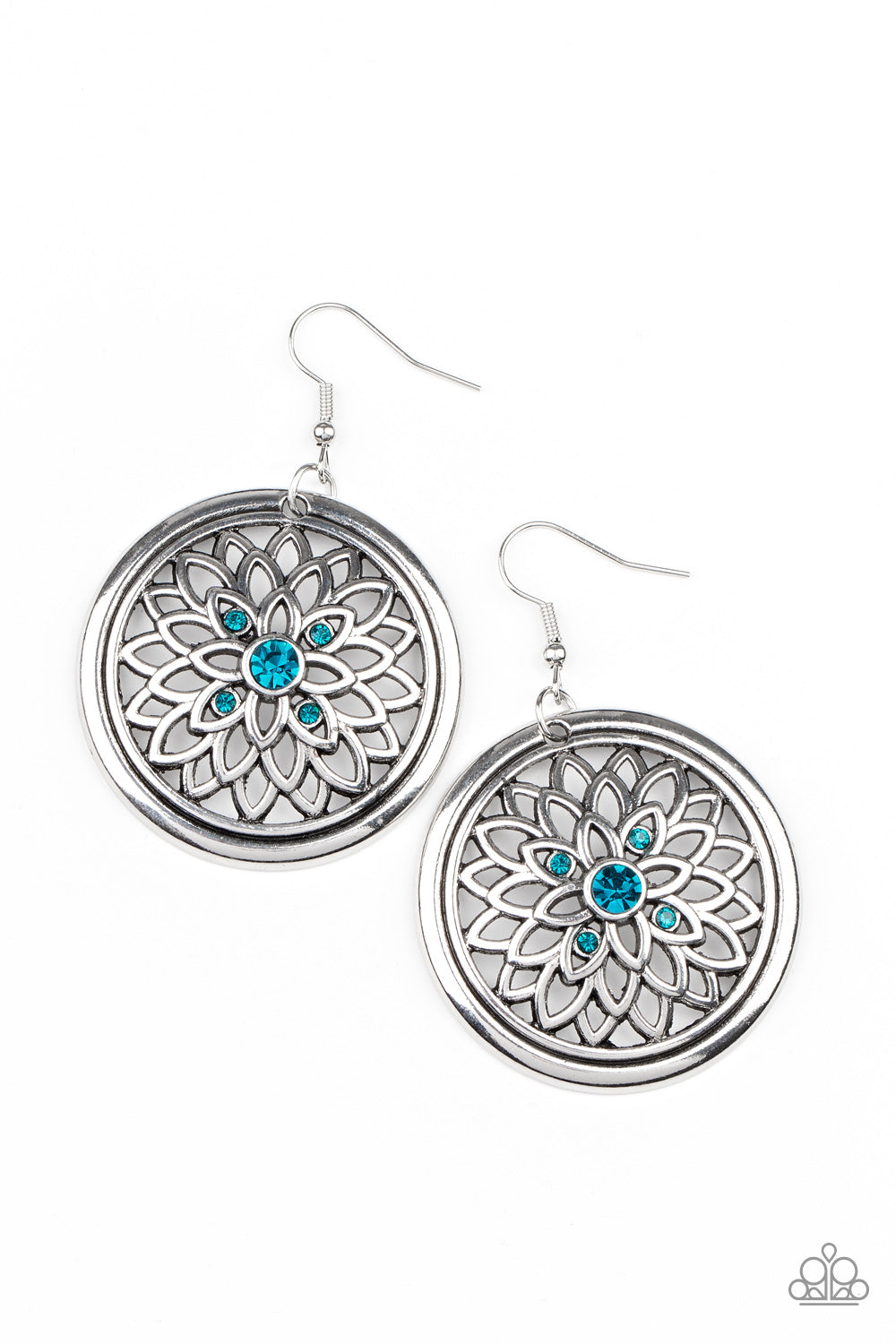 Mega Medallions - Blue - VJ Bedazzled Jewelry