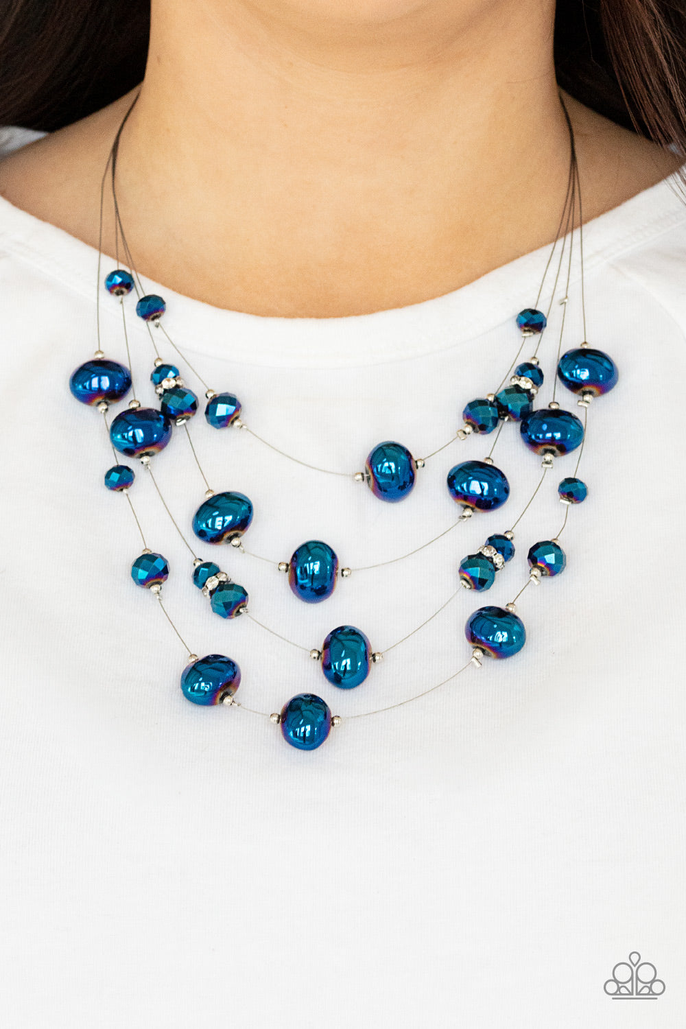 Cosmic Real Estate - Blue - VJ Bedazzled Jewelry