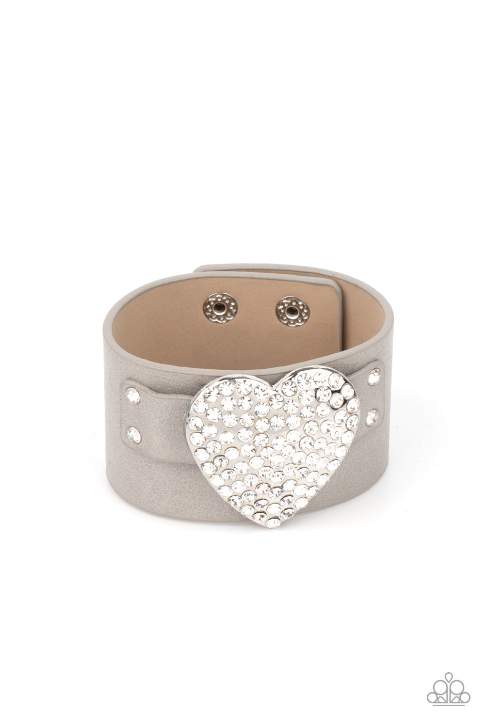 Flauntable Flirt - Silver - VJ Bedazzled Jewelry