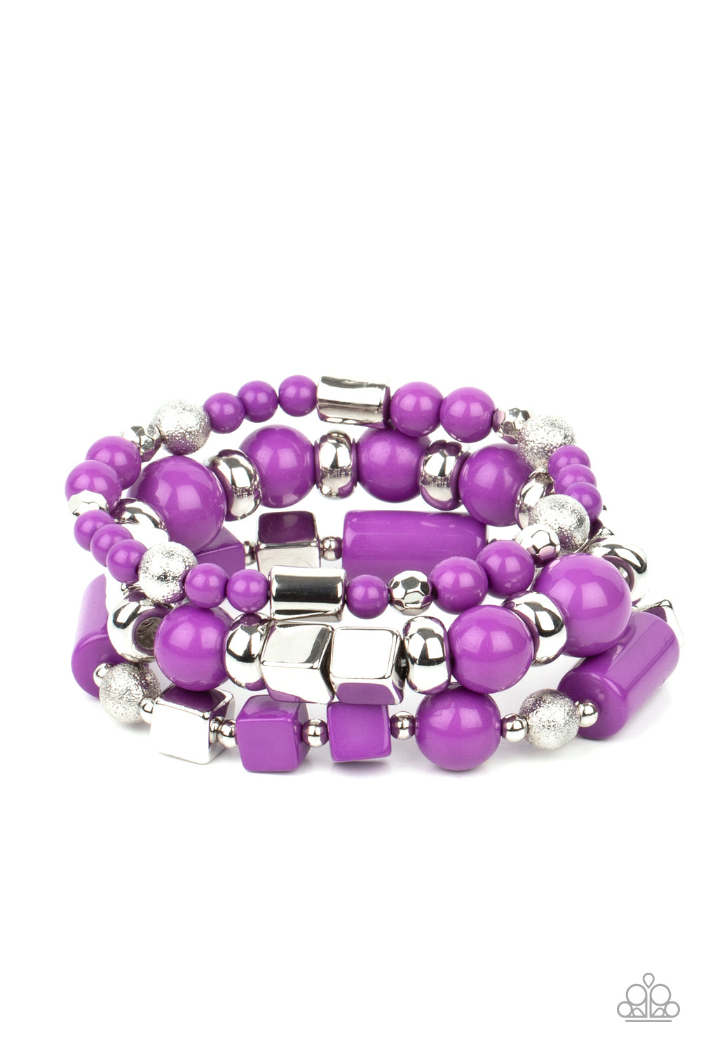 Perfectly Prismatic - Purple - VJ Bedazzled Jewelry
