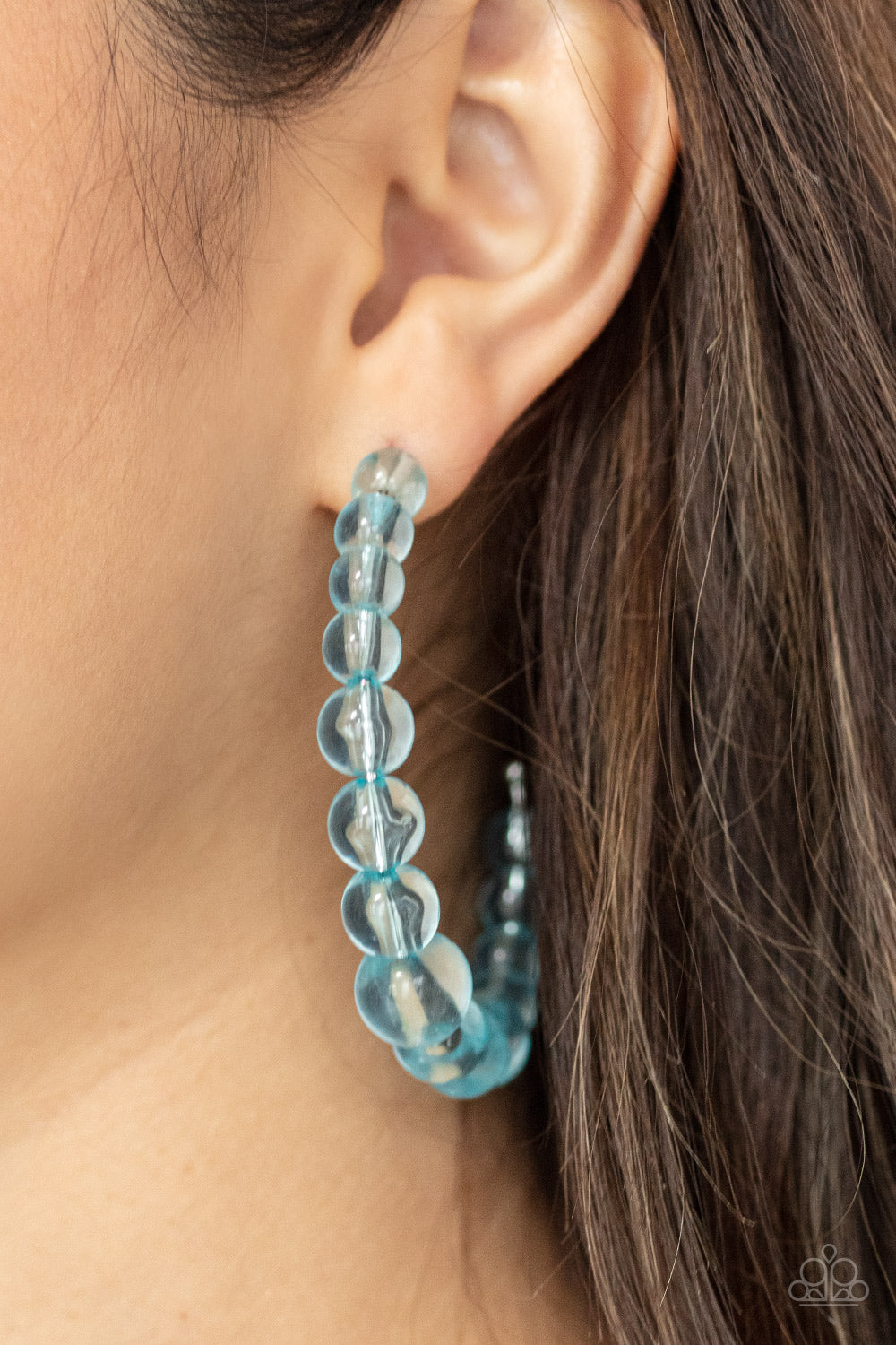 In The Clear - Blue - VJ Bedazzled Jewelry