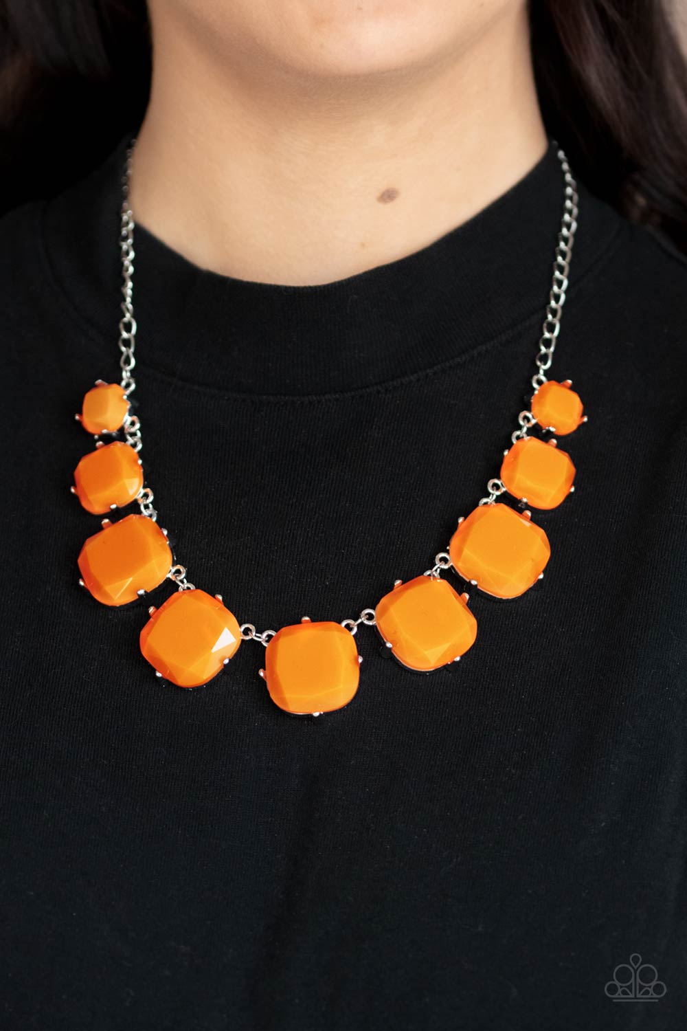 Prismatic Prima Donna - Orange - VJ Bedazzled Jewelry