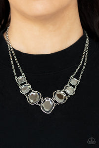 Absolute Admiration - Silver Paparazzi Accessories - VJ Bedazzled Jewelry