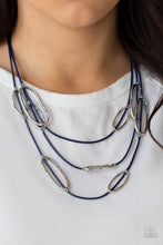 Load image into Gallery viewer, Check Your CORD-inates - Blue - VJ Bedazzled Jewelry
