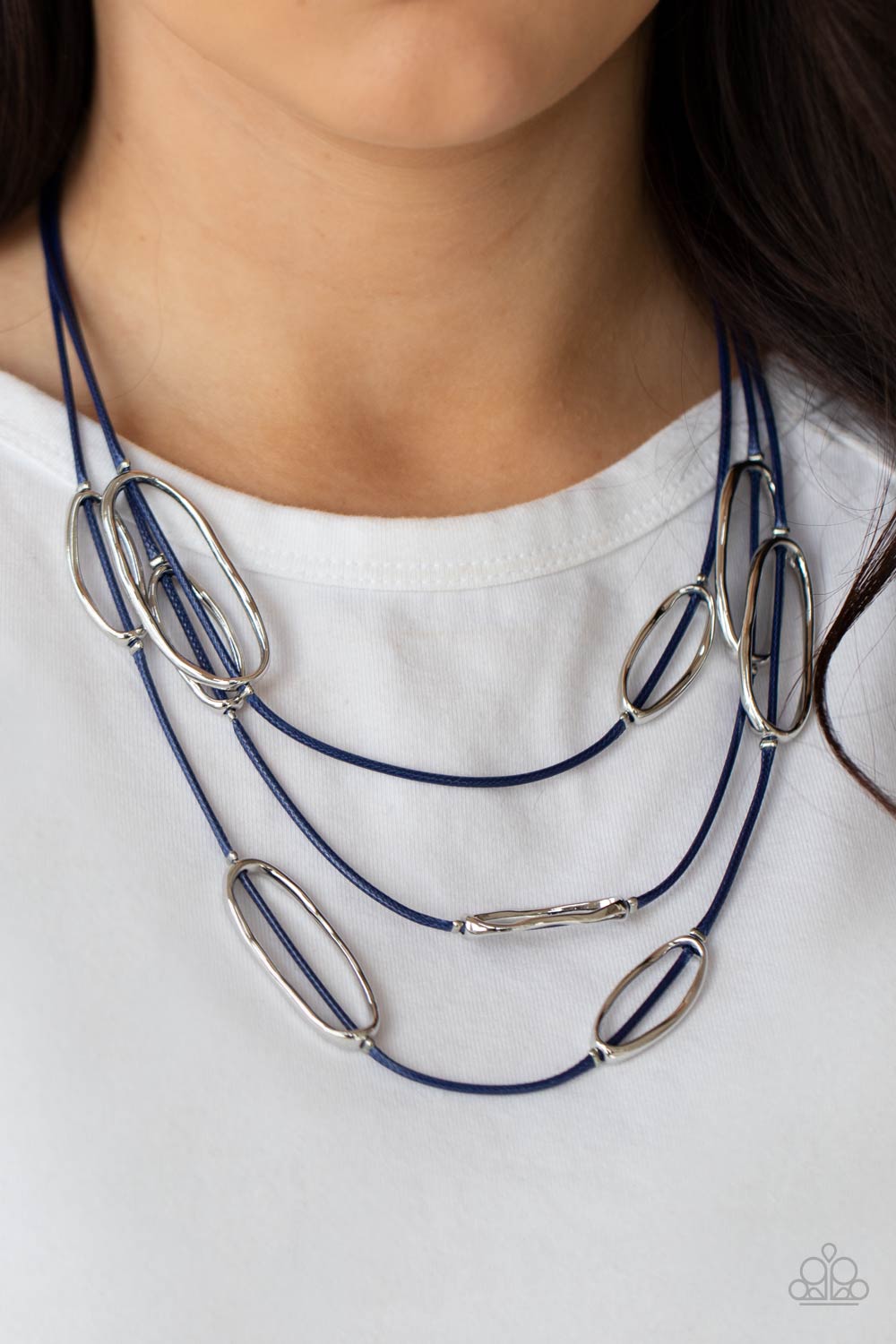 Check Your CORD-inates - Blue - VJ Bedazzled Jewelry