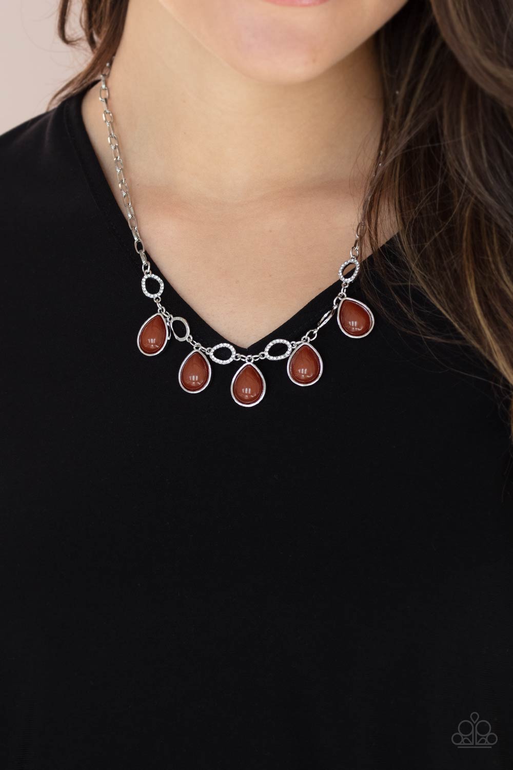 Majestically Mystic - Brown - VJ Bedazzled Jewelry