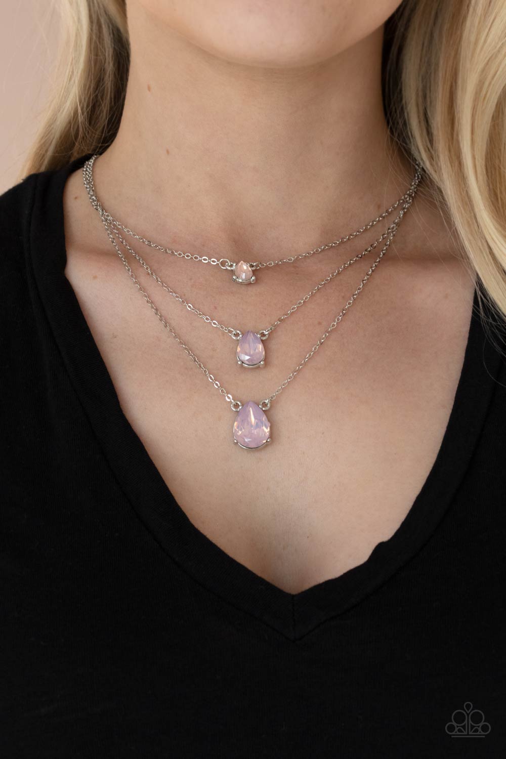 Dewy Drizzle - Pink - VJ Bedazzled Jewelry