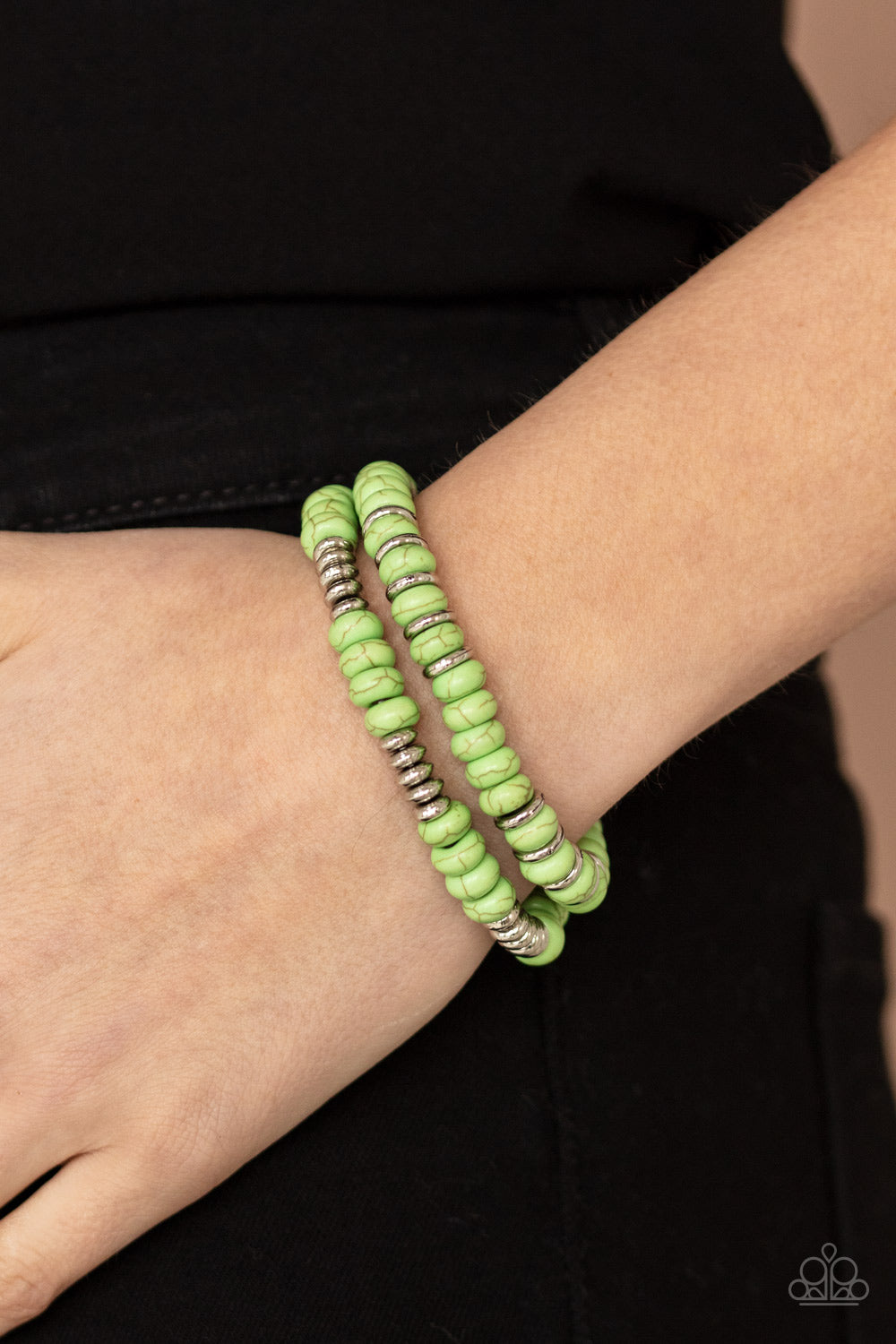 Desert Rainbow - Green - VJ Bedazzled Jewelry