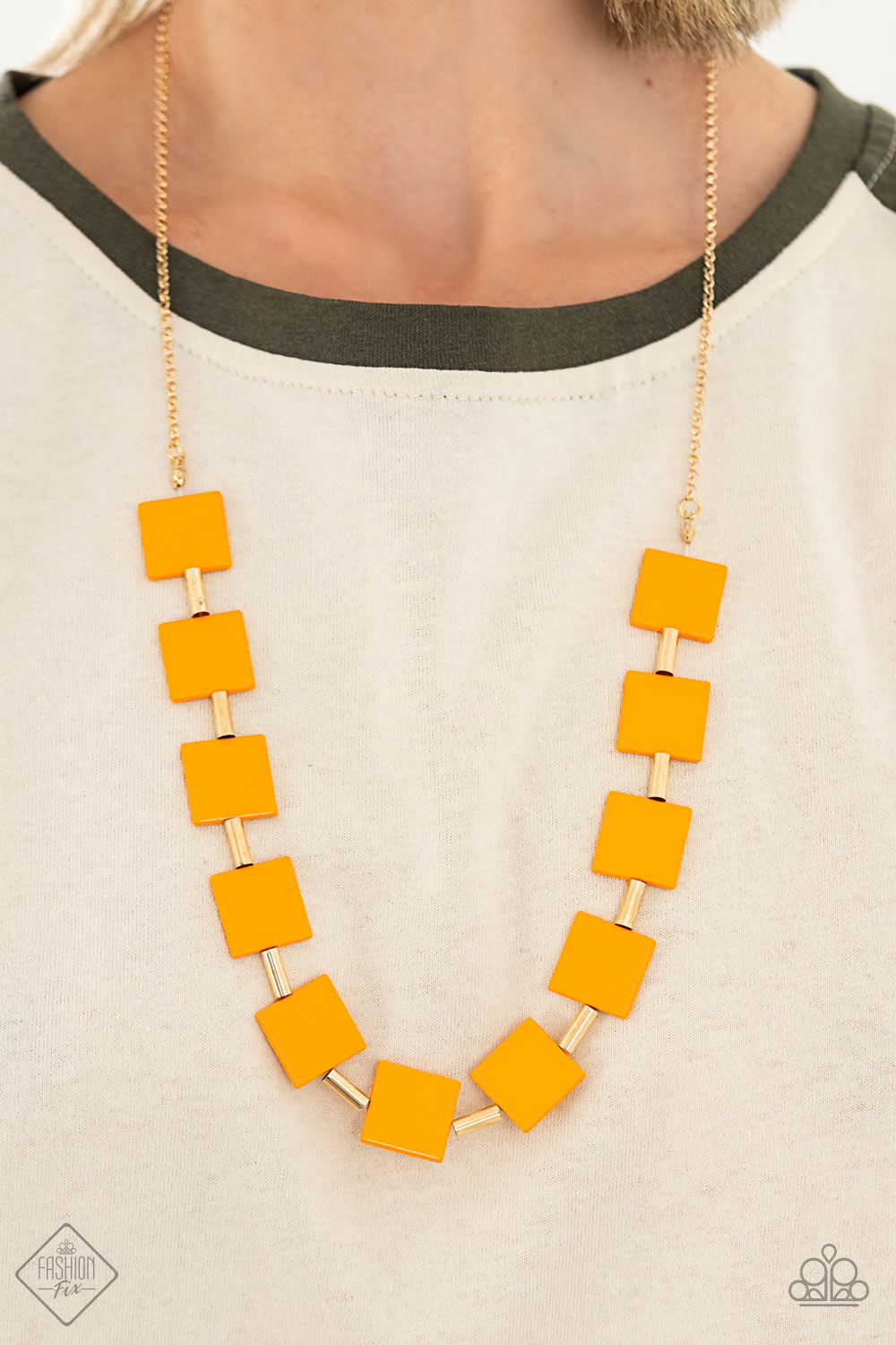 Hello, Material Girl - Orange - VJ Bedazzled Jewelry