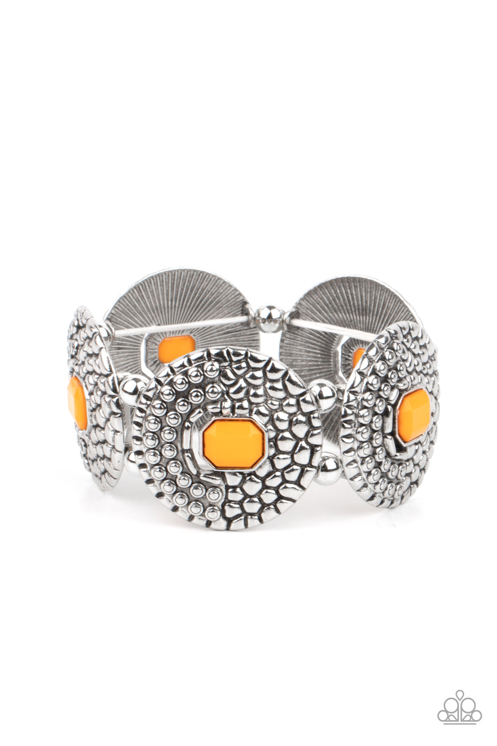 Prismatic Prowl - Orange - VJ Bedazzled Jewelry