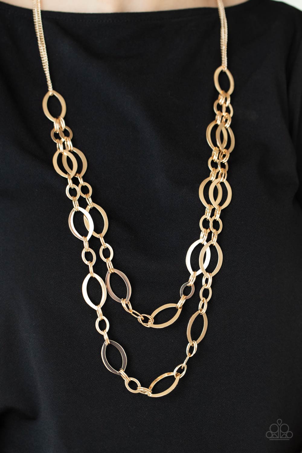 The OVAL-achiever - Gold - VJ Bedazzled Jewelry