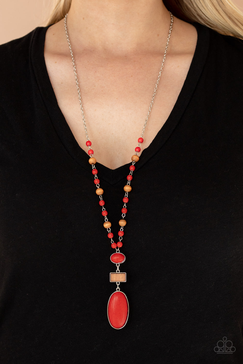 Naturally Essential - Red - VJ Bedazzled Jewelry