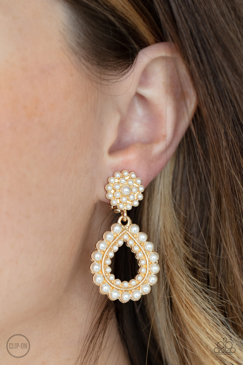 Discerning Droplets - Gold - VJ Bedazzled Jewelry