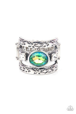 The GLEAMING Tower - Green - VJ Bedazzled Jewelry
