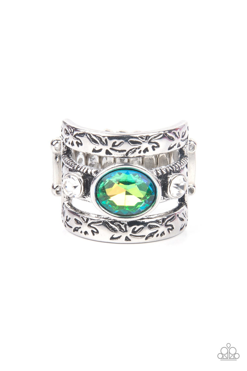 The GLEAMING Tower - Green - VJ Bedazzled Jewelry