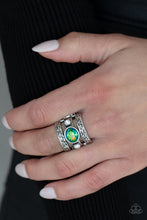 Load image into Gallery viewer, The GLEAMING Tower - Green - VJ Bedazzled Jewelry
