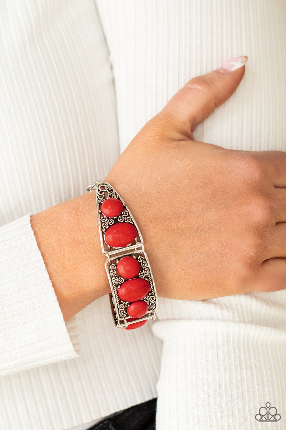 Southern Splendor - Red - VJ Bedazzled Jewelry