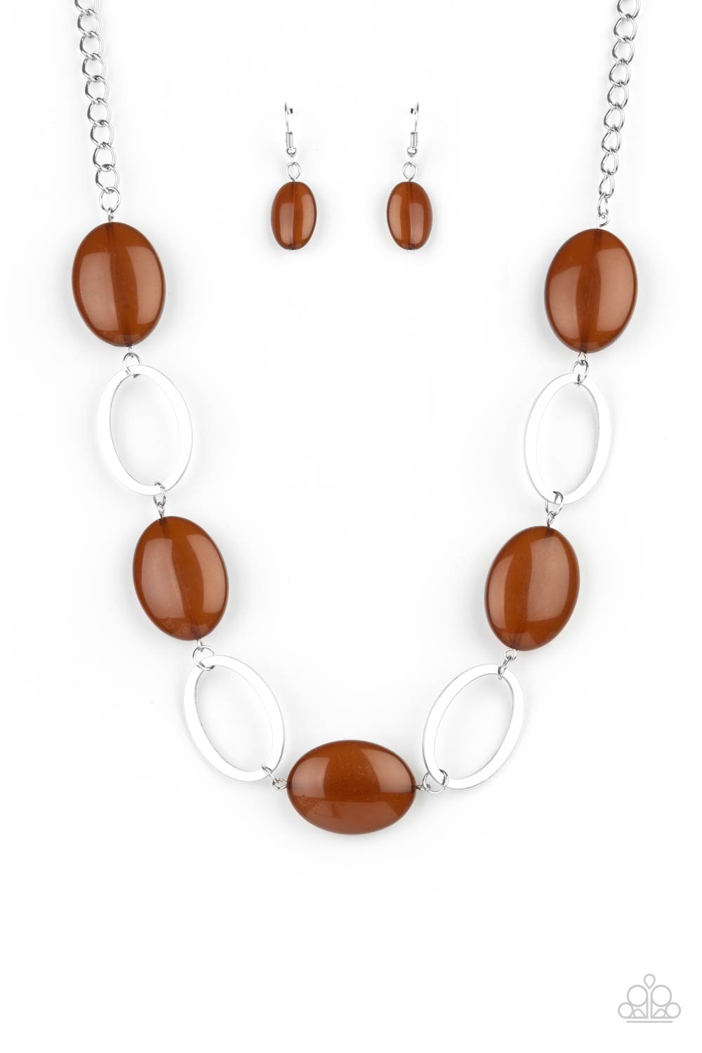 Beachside Boardwalk - Brown - VJ Bedazzled Jewelry