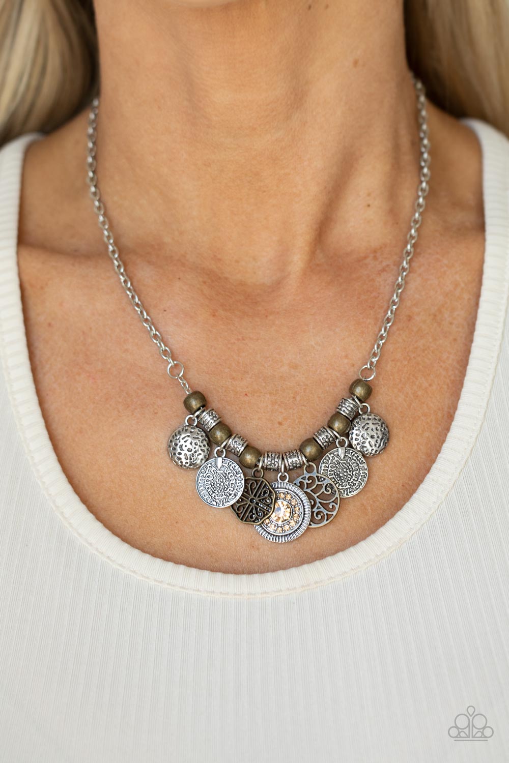 To Coin A Phrase - Brown - VJ Bedazzled Jewelry