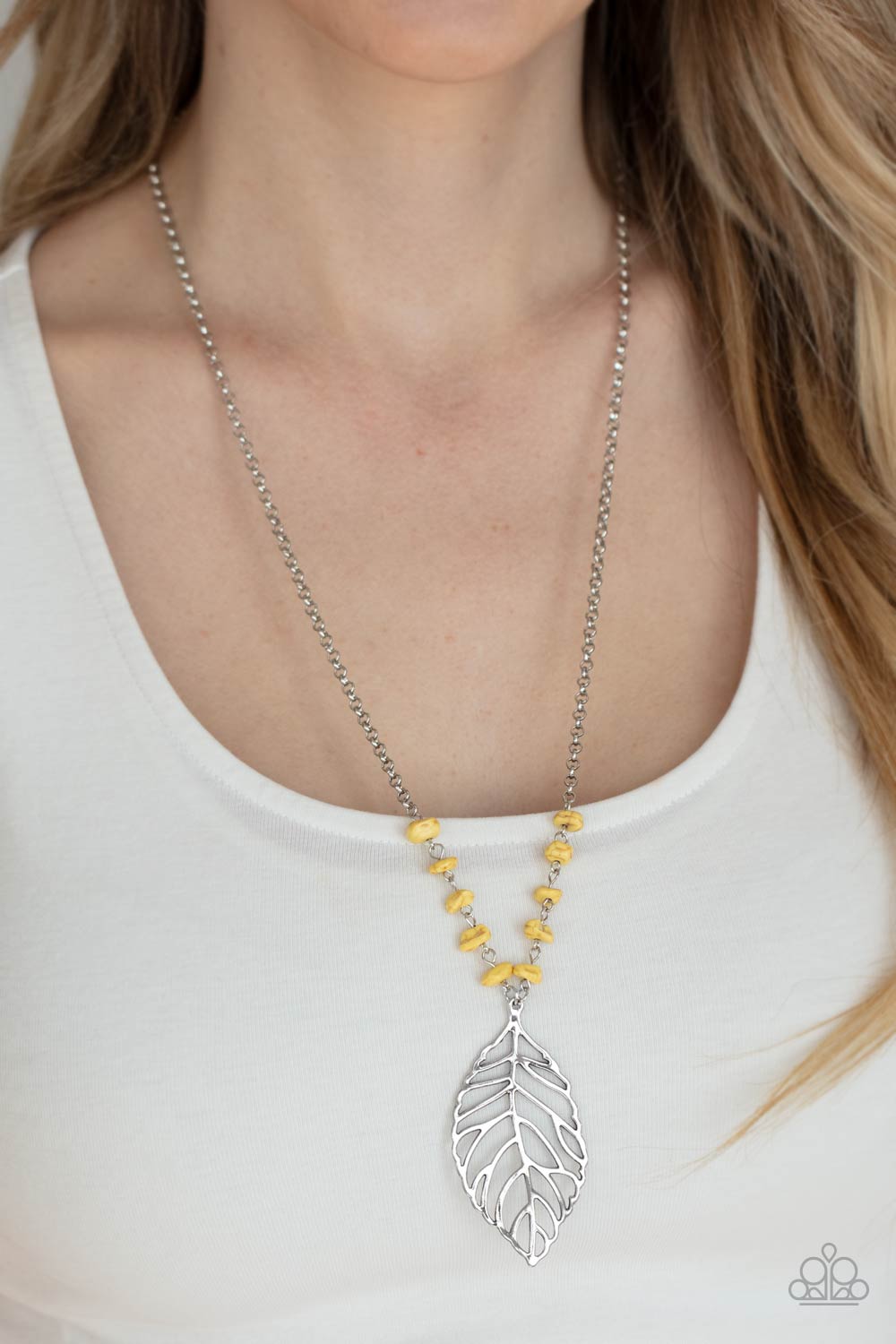 Roaming The Riverwalk - Yellow - VJ Bedazzled Jewelry