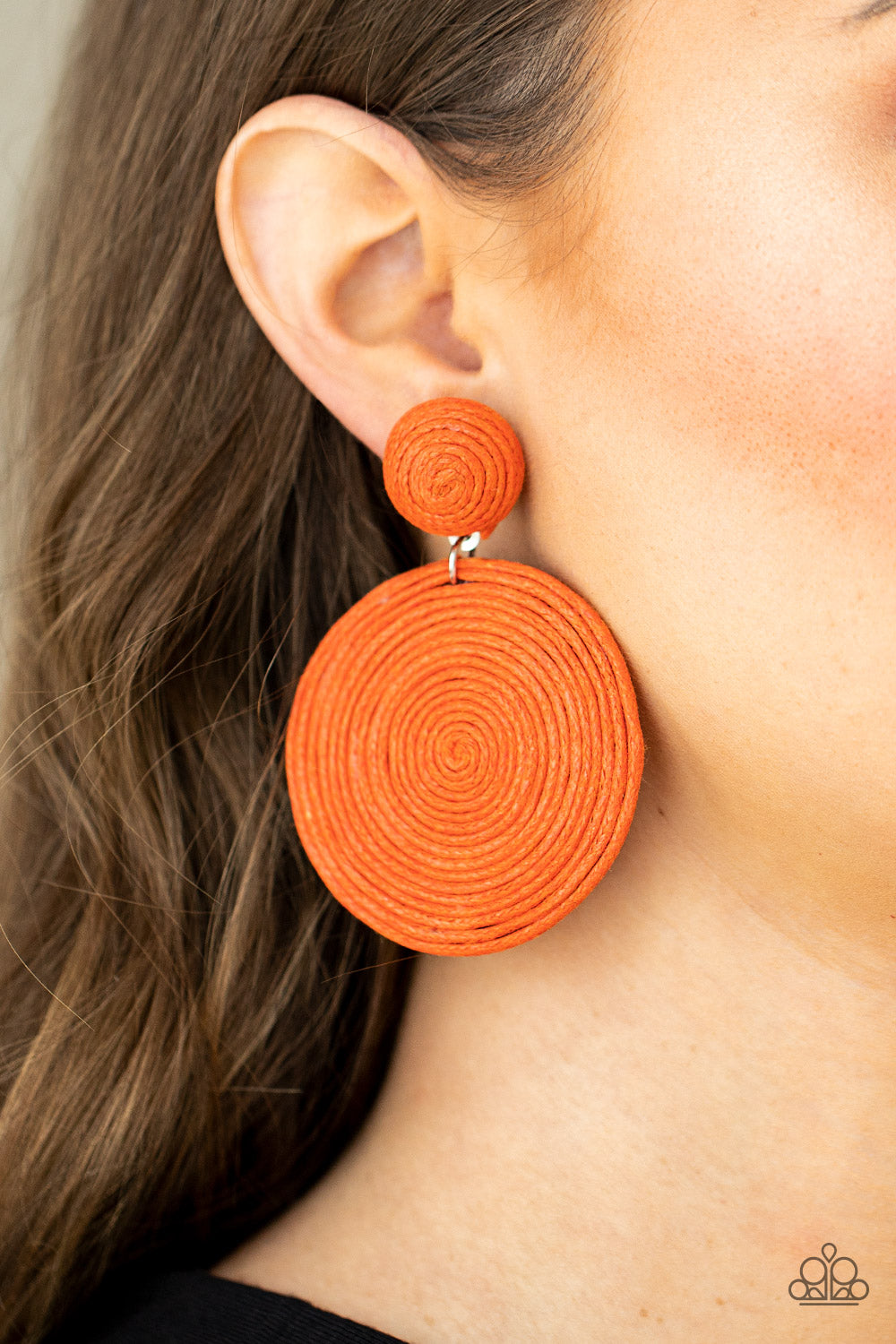 Circulate The Room - Orange - VJ Bedazzled Jewelry