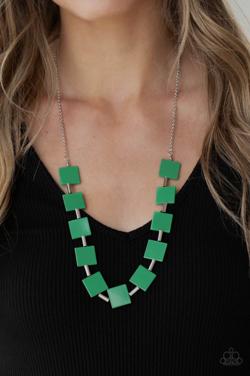 Hello, Material Girl - Green - VJ Bedazzled Jewelry