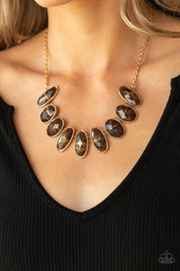 Elliptical Episode - Brown - VJ Bedazzled Jewelry