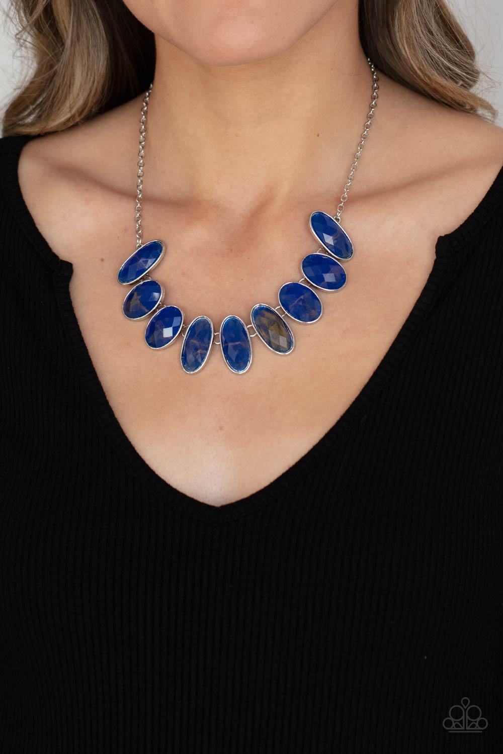 Elliptical Episode - Blue - VJ Bedazzled Jewelry
