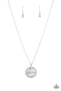 Glam-ma Glamorous - White - Paparazzi Accessories - VJ Bedazzled Jewelry