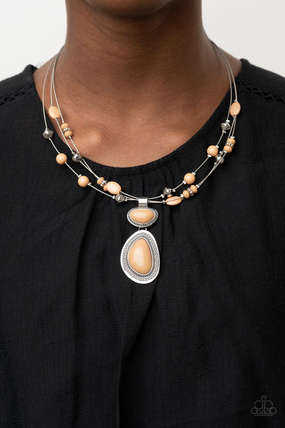 Discovering New Destinations - Brown - VJ Bedazzled Jewelry