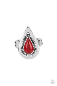 Earthy Glow - Red - Paparazzi Accessories - VJ Bedazzled Jewelry