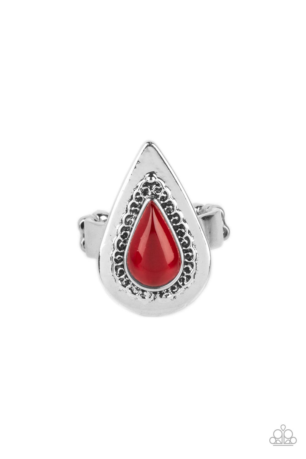 Earthy Glow - Red - Paparazzi Accessories - VJ Bedazzled Jewelry